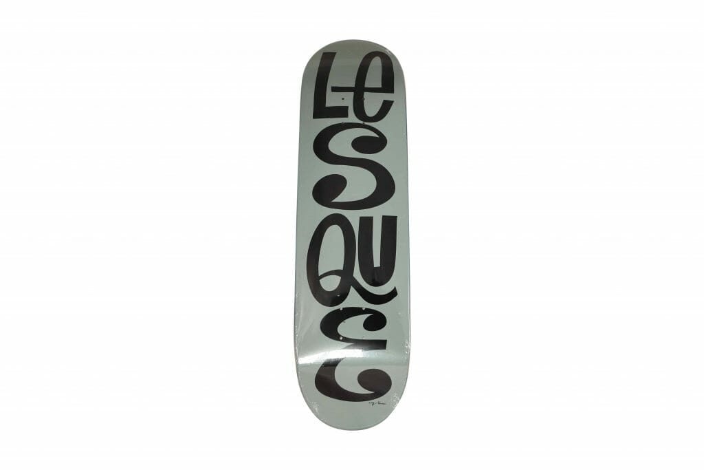 Yusuke Hanai x Lesque "Logo" skateboard. 2020. Image © by Nonsuch Editions.