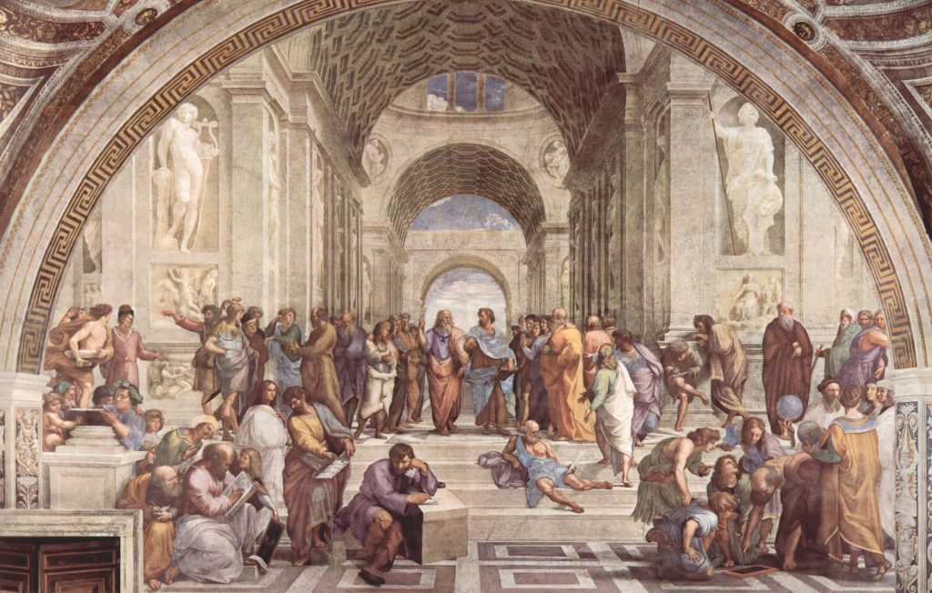 art school of athens raphael italian painter fresco